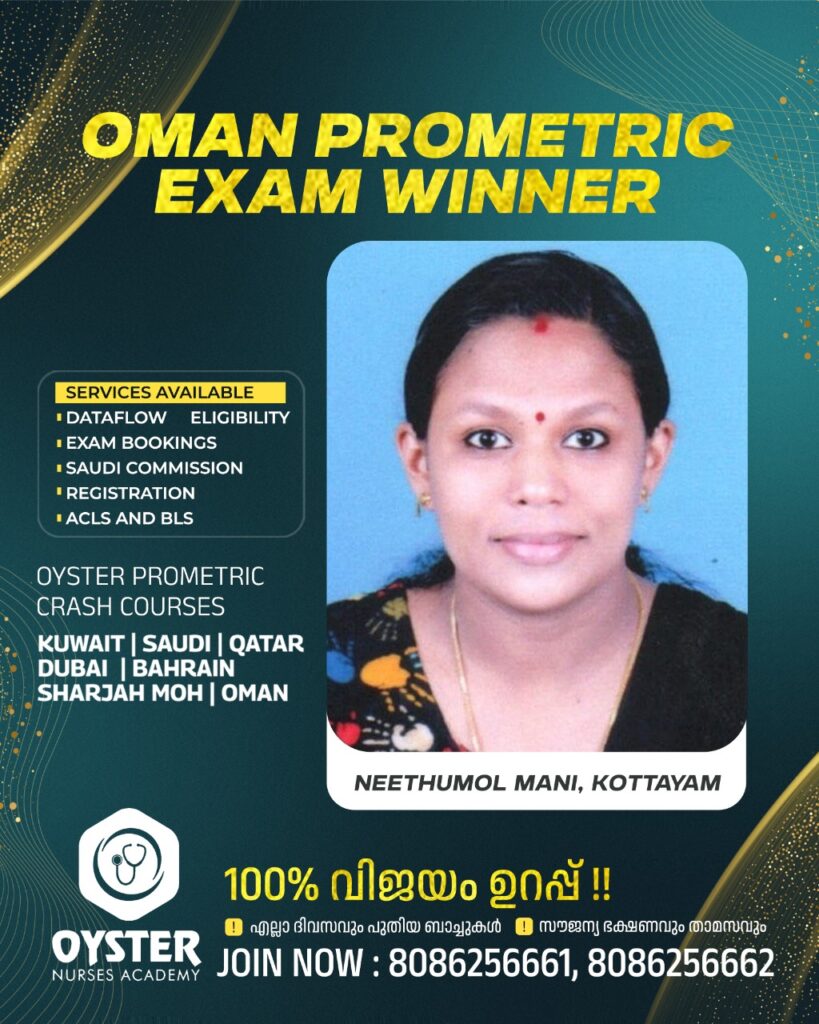 Best Oman Prometric Coaching Centre In Kerala - Oman Prometric Exam Winner