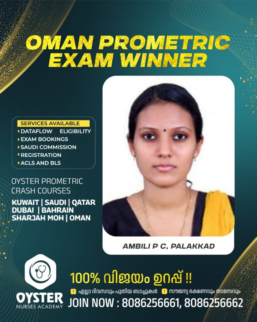 Best Oman Prometric Coaching Centre In Kerala - Oman Prometric Exam Winner