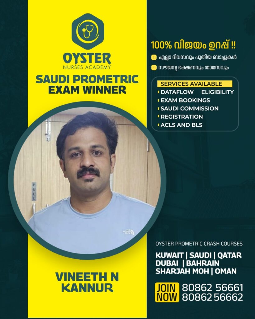 Prometric coaching center in kerala for Saudi - Oyster Academy